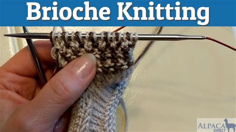 Brioche Knitting Setup Rounds Brioche Knit And Brioche Purl Stitch