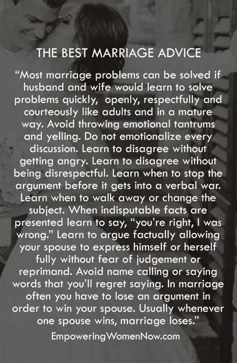 The Best Marriage Advice For Husband And Wife Is In This Black And