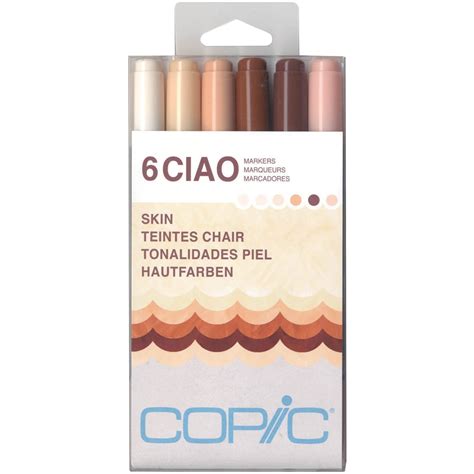 Copic Ciao Marker Set 6 Colors Skin Tones Home And Garden