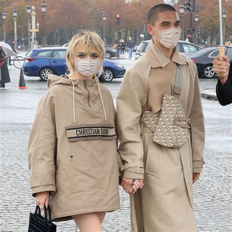 Maisie Williams And Boyfriend Reuben Selby Twin At Paris Fashion Week