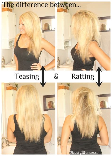 How To Tease Your Hair The Proper Way Video