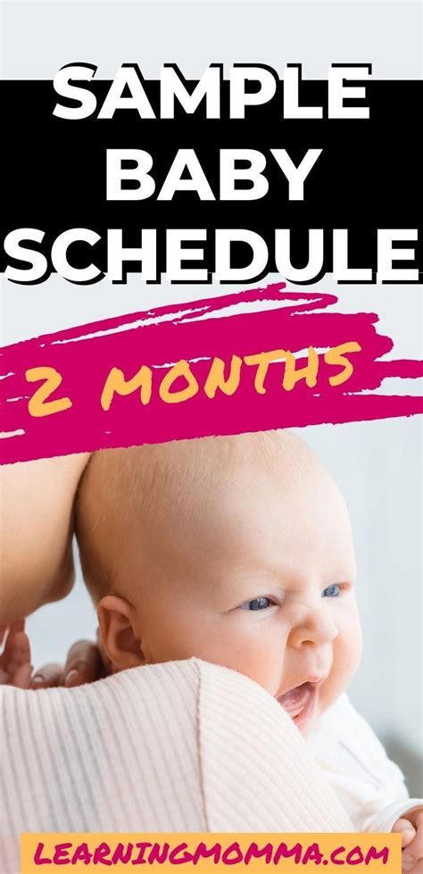 2 Month Old Baby Schedule Weeks 6 10 Sample Routine Baby Wise Baby