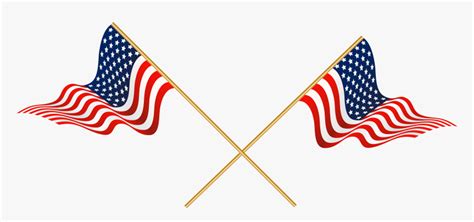 United Usa Of Cross States Flag Crossed Clipart Crossed American