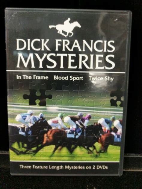 used dick francis mysteries 2 dvd set ian mcshane patrick macnee lot m26 f ebay