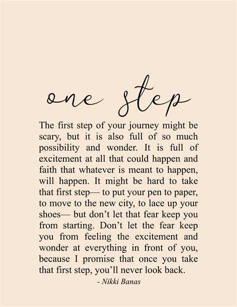 one step quote and poetry nikki banas walk the earth steps quotes start quotes soul love quotes