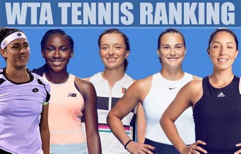 Women’s Tennis Rankings 2023 Latest Wta Rankings Sports News