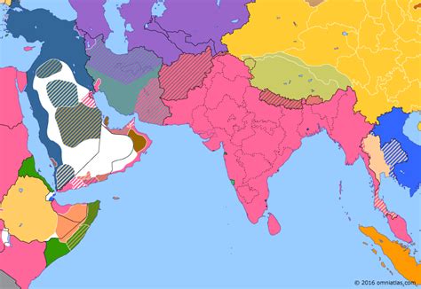 Historical Atlas Of Southern Asia 6 November 1914 Omniatlas