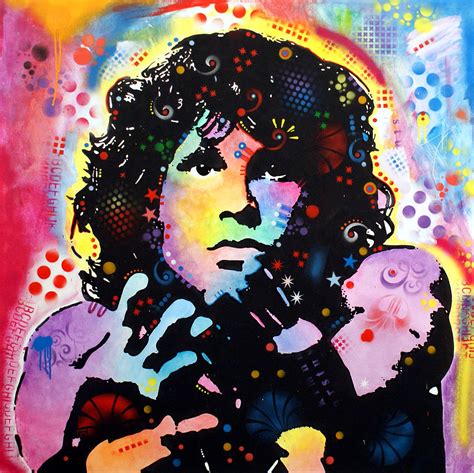 Jim Morrison Painting By Dean Russo