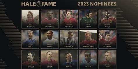 Premier League Hall Of Fame 2023 Inductees Revealed
