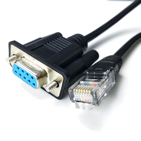 Db9 Rs232 To Rj45 Console Cable Cab Console Rj45 Db9 Serial Cable For