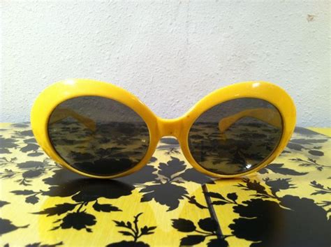Yellow Sunglasses Yellow Sunglasses Sunglasses Vintage