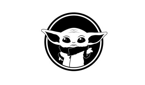 205 Mandalorian Baby Yoda Svg Free SVG PNG EPS DXF File