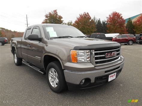 Mocha Steel Metallic Gmc Sierra Sle Extended Cab