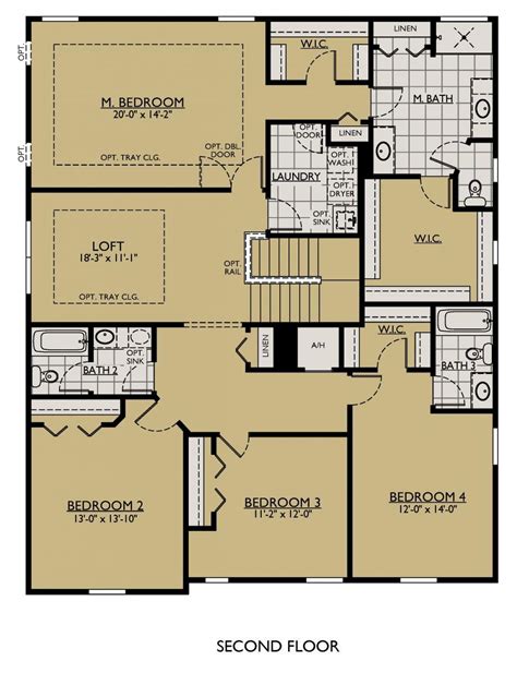 Ryan Homes Hudson Floor Plan Floorplansclick