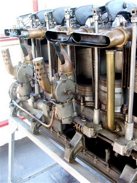 Austro Daimler AD6 Aviation Engine At Idflieg World War I Aircraft