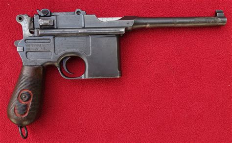 Pistole Mauser C96 V Ráži 9mm Luger Sběratelské Zbraně