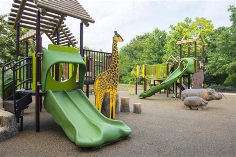Sarafi At The Kansas City Zoo Playground Playsafe Playground Slides
