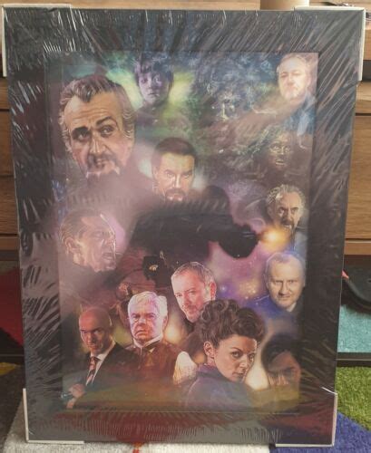 Doctor Who All The Master Incarnations Framed A3 Poster Brand New By