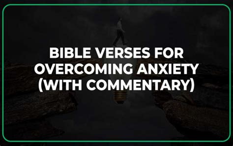 30 Bible Verses For Overcoming Anxiety With Commentary Scripture Savvy