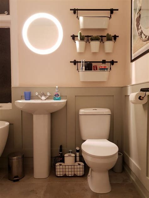 The framing mirror is one of the. Ikea illuminated mirror in our new bathroom. Bathroom ...