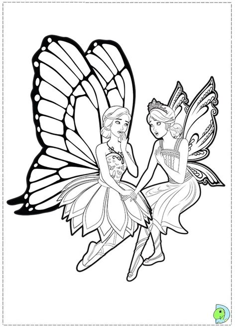 Barbie coloring pages ] 3. Barbie Fairy Princess Coloring Pages - Coloring Home