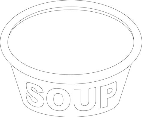Soup Coloring Pages At Free Printable Colorings