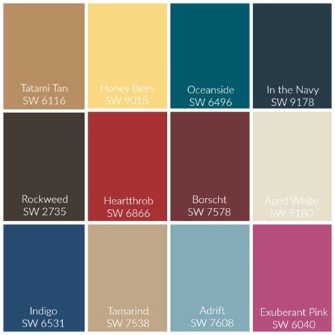 Unity Color Palette Sherwin Williams Ccs Painting