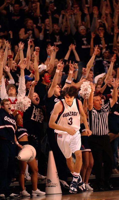 Adam Morrison Steps Into Spotlight As No 5 Gonzaga Beats Stanford With