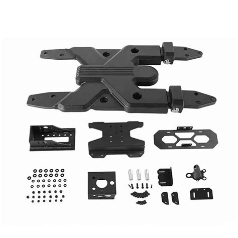 Aluminum Magnesium Alloy Hinge Tire Carrier Mount Kit Bracket Mounting Kit For Jeep Wrangler Jl