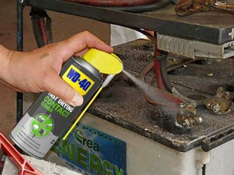 How To Clean Car Battery Terminals Wd 40