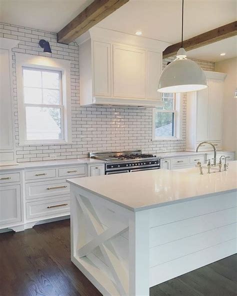 70 Stunning White Cabinets Kitchen Backsplash Decor Ideas Farmhouse