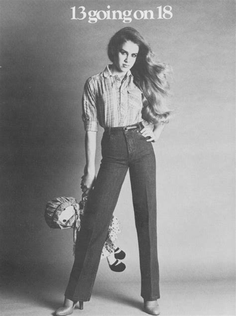 Gratteciel La Navigation Début Brooke Shields Calvin Klein Ad 1980