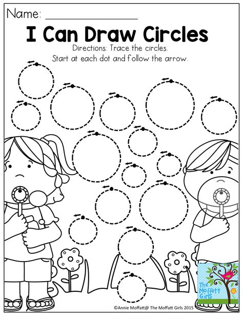 I Can Draw Circles Tons Of Great Printables Preschool Learning
