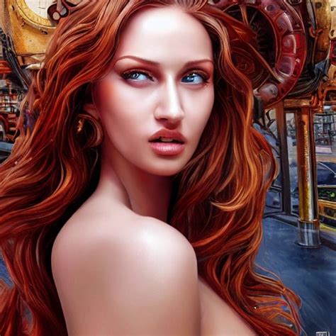 A Perfect Painting Of A Sexy Woman Gorgeous Perfect Naked Big Arthub Ai