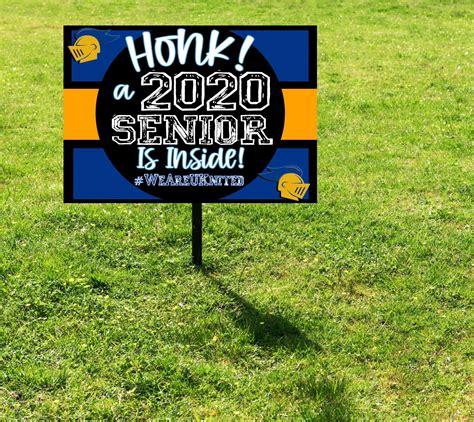 Honk A 2023 Senior Lives Here Class Of 2023 Front Yard Signs