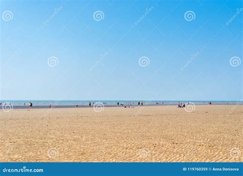 Sandy Formby Beach Near Liverpool On A Sunny Day Editorial Stock Image