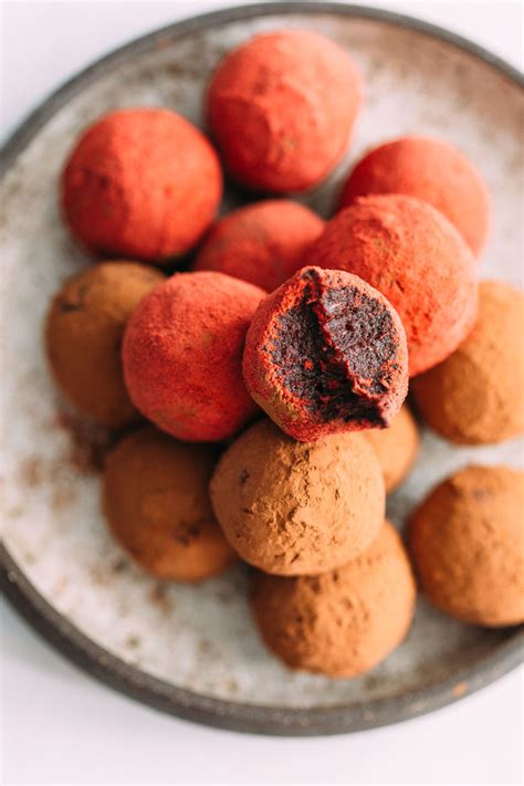 No Bake Red Velvet Cake Balls Vgf Minimalist Baker Recipes