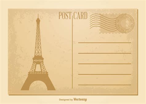 Free Printable Postcard Template Printable Templates