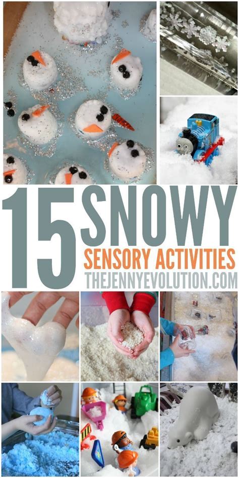 Winter Sensory Snow Activities Snow Activities Winter Preschool