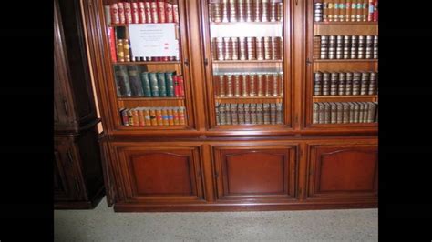 12 amazing bookcases with glass doors available to buy online. antique bookshelves with glass doors - YouTube