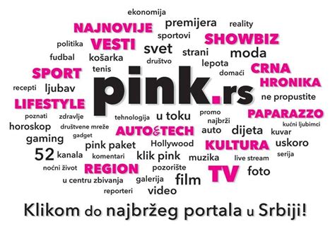 Televizija Pink Predstavila Portal Pink Rs Tra Ara