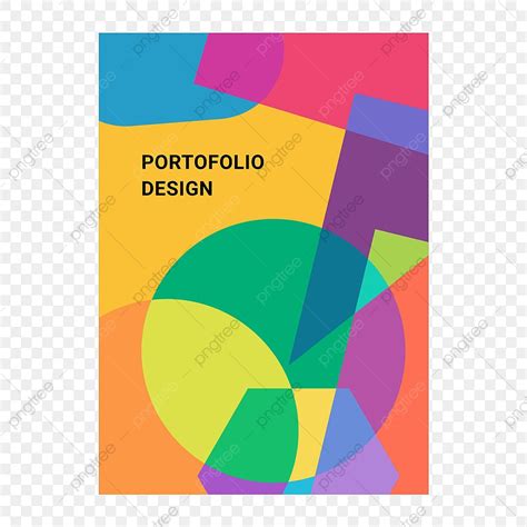 Gambar Desain Sampul Portofolio Profil Seni Templat Untuk Unduh Gratis