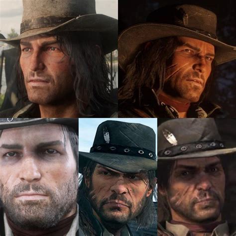 The Many Faces Of John Marston Rreddeadredemption