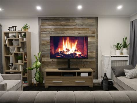 Wood Walls Living Room Living Rooms Reclaimed Wood Accent Wall