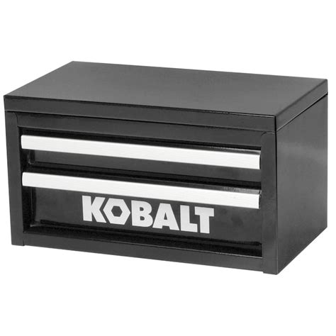 Kobalt Mini 1083 In 2 Drawer Black Steel Tool Box Lowes Inventory