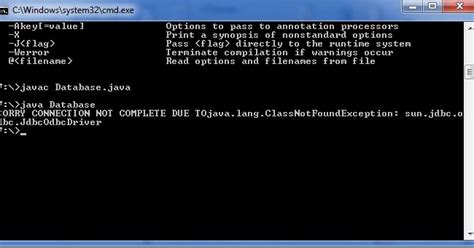 How To Solve Java Lang Classnotfoundexception Sun Jdbc Odbc
