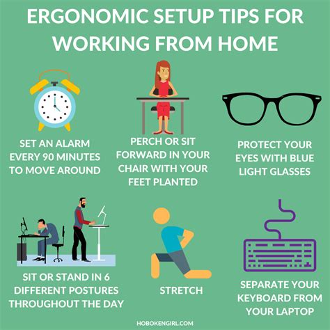 7 Clever Ergonomic Setup Tips For Working From Home Hoboken Girl