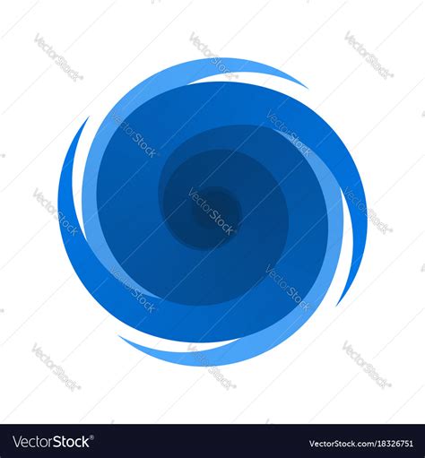 Blue Symbol Sign Of A Storm Hurricane Royalty Free Vector Free Nude Porn Photos