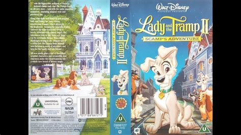 Walt Disney Lady And The Tramp 2 Scamps Adventure 2001trailer Vhs