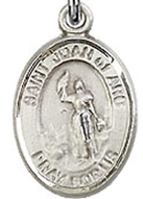 St Joan Of Arc 50 Oval Sterling Silver Side Medal Sisters Of